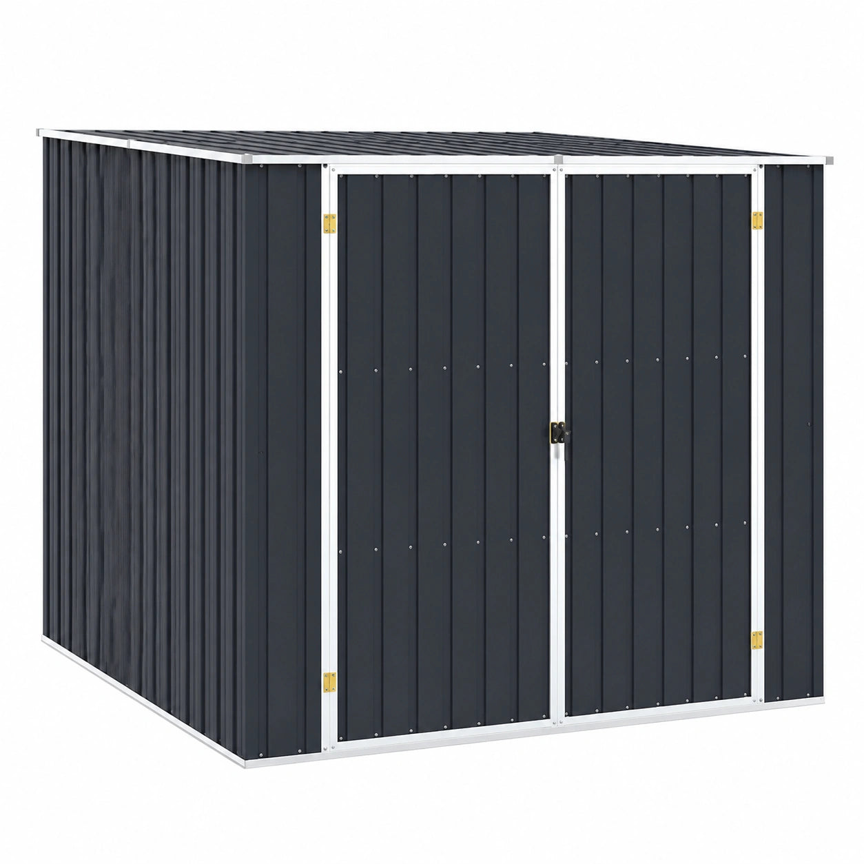 Cobertizo de Acero Galvanizado para Jardín 195x198x159 cm Antracita