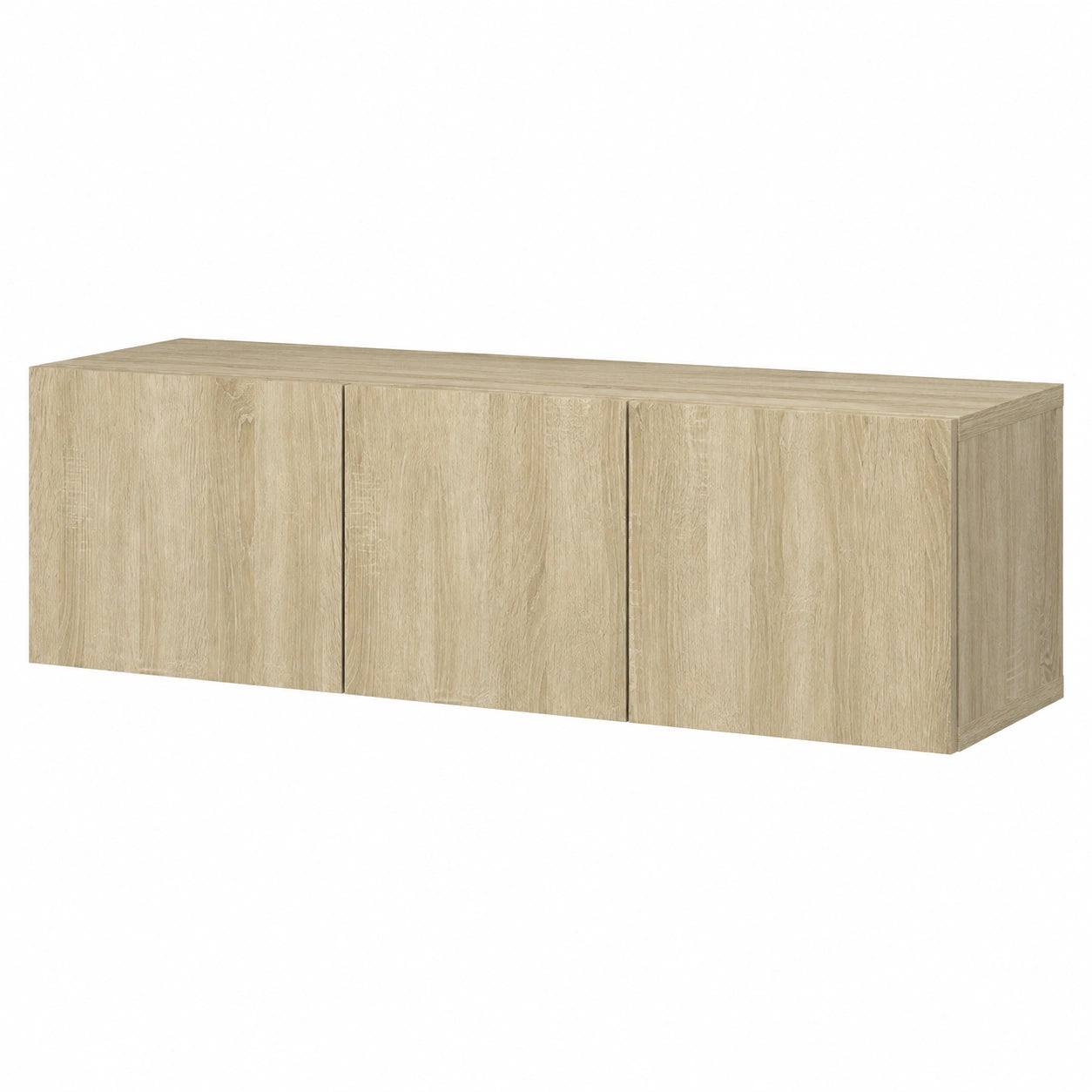 Mesa de TV de Roble Sonoma con Estantería Adicional, Juego de 2 Piezas