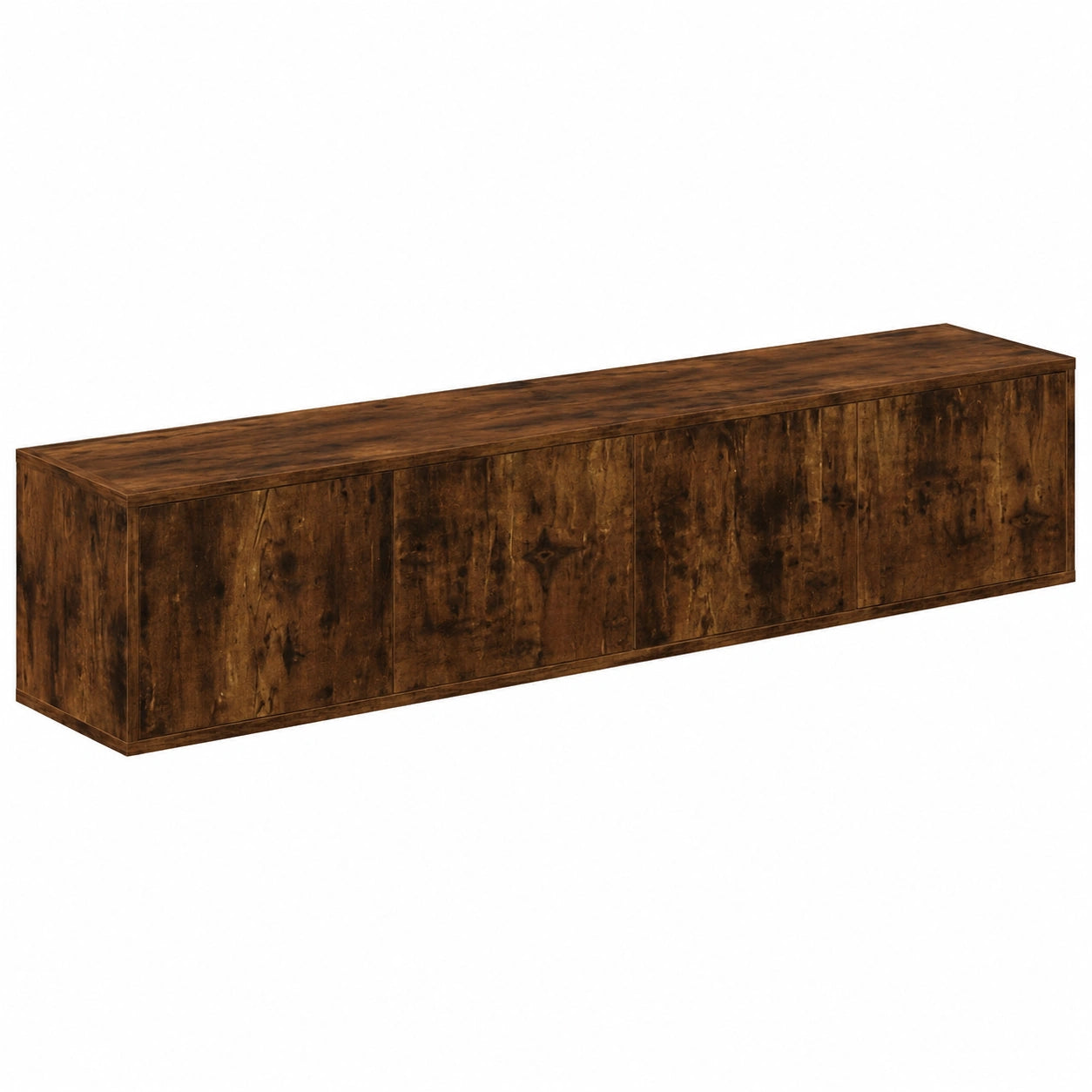 Conjunto de Muebles TV de 3 Piezas en Roble Ahumado, 100x34,5x40 cm