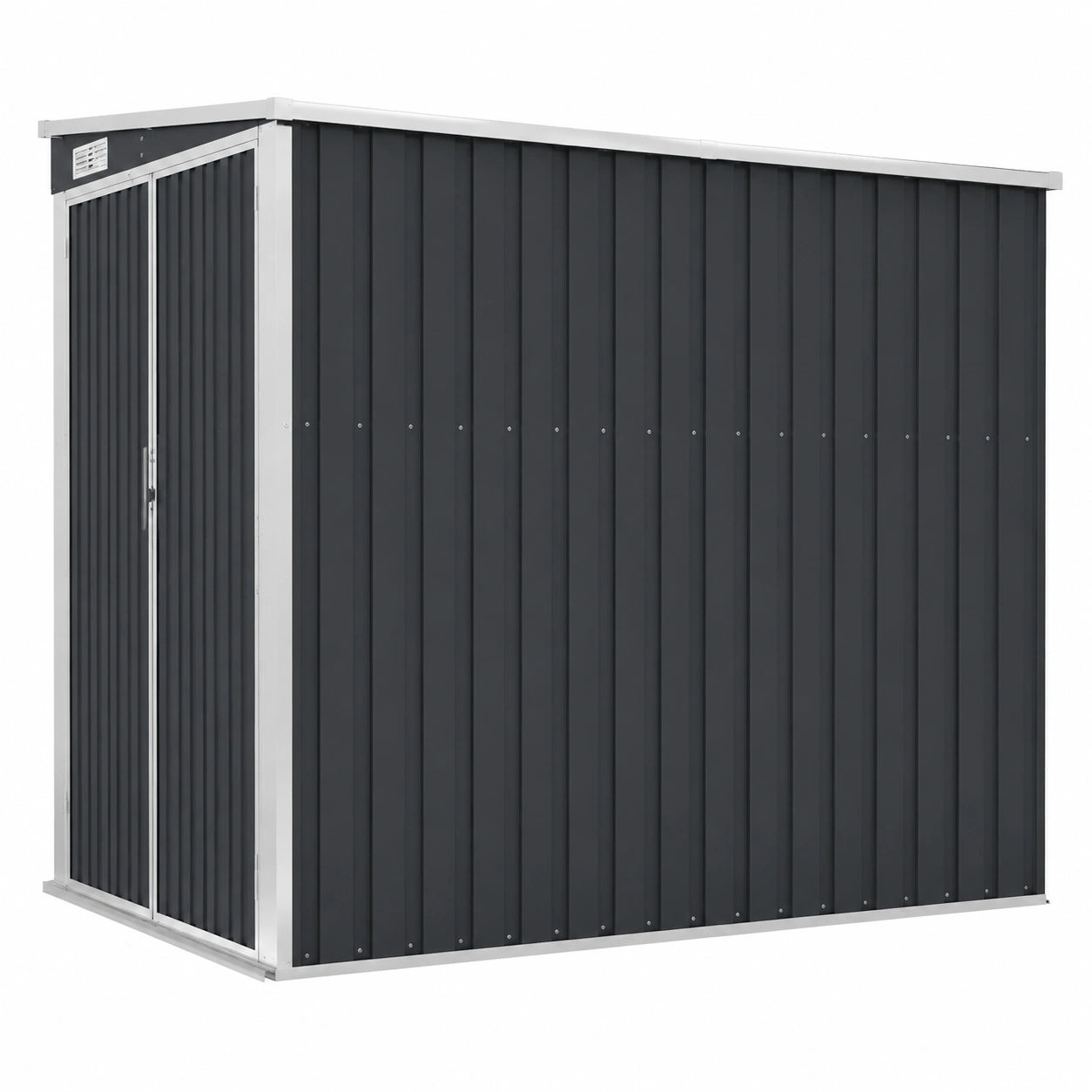 Cobertizo de Acero Galvanizado para Herramientas 118x194x178 cm