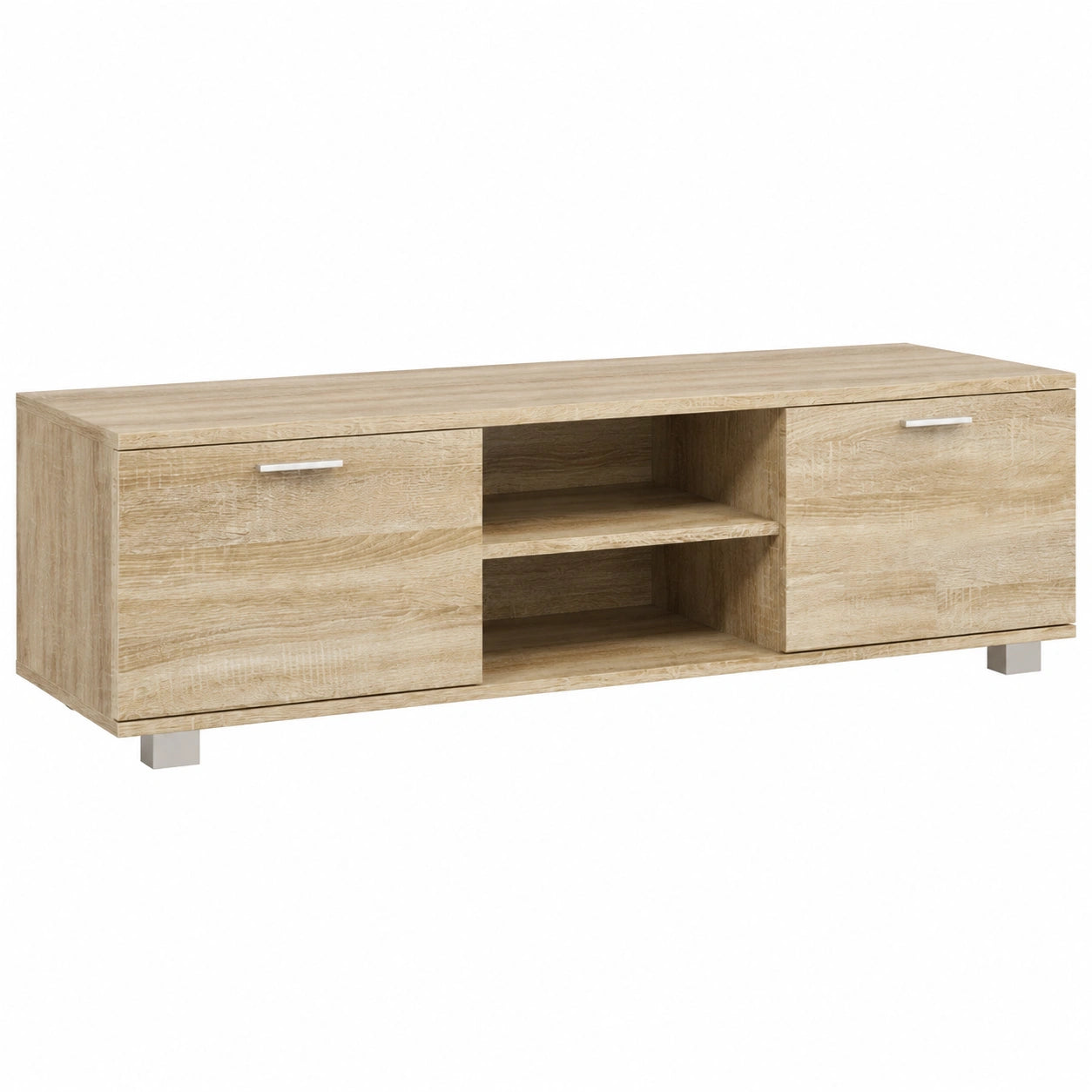 Mueble de TV de Roble Sonoma 140x40,5x35 cm con Almacenamiento
