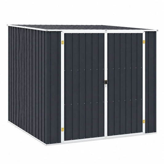 Cobertizo de Acero Galvanizado para Jardín 195x198x159 cm Antracita