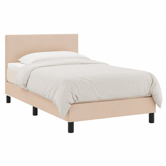 Homgoday Sofá Cama con Colchón y LED, 80x200 cm, Piel Sintética, Marco Moderno para Salón